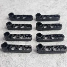 LEGO 2825 Technic Liftarm Modified Stud Connector Thin 1 x 4 Black x8 Genuine