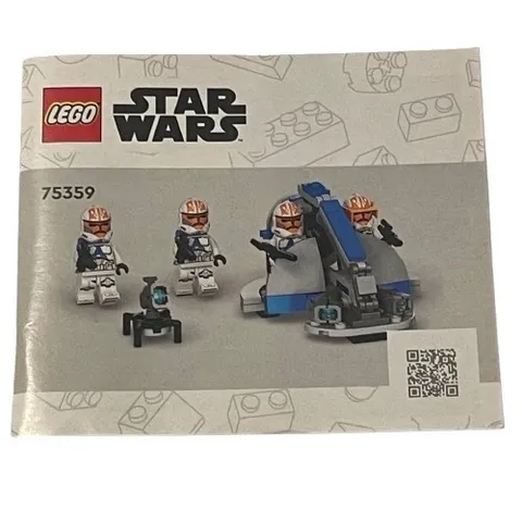 Lego Star Wars 332nd Ahsoka’s Clone Trooper Battle Pack Manual 75359