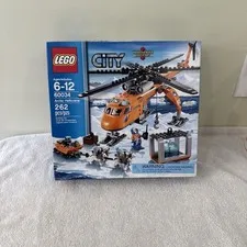 LEGO CITY: Arctic Helicrane (60034) - Sealed, Unopened! Box Wear