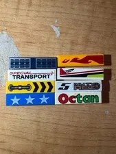 Lego 4x1 Tiles with Stickers & Prints You Pick! See description!