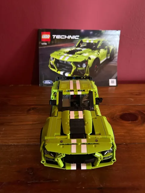 LEGO 42138 Technic Ford Mustang Shelby GT500 544 99% Complete (No Box)