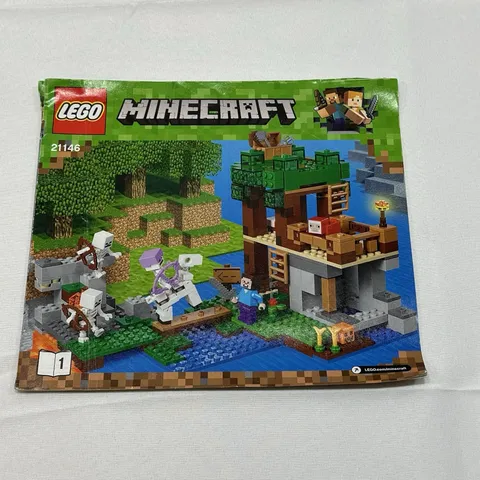LEGO Instruction Manual for Minecraft The Skeleton Attack 21146