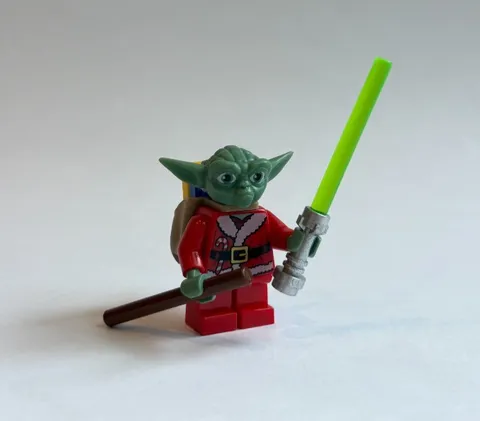 Lego Santa Yoda Minifigure Star Wars 7958 sw0358 christmas holiday rare cmf lot