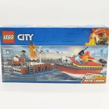 Lego City Water Cannon Dock Side Fire 60213