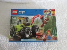 Lego City 60181 Forest Tractor Logging Set Open Box