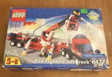 LEGO Town: Fire Fighters' Lift Truck (6477) Near Complete W/ Box & Manual