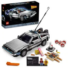 LEGO Icons Back to the Future Time Machine 10300,  Model Car Building Kit