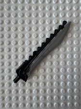 LEGO Hero Factory Weapon, Saw with Molded Flat Silver Sword 98568pb02