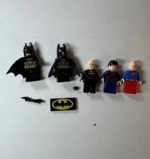 Lego DC Batman Superman Minifigures Lot Of 5 Plus Extras Superhero Movies Comics