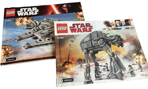 Lego Star Wars Heavy Assault Walker Millennium Falcon MANUAL only 75189 75105