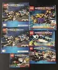LEGO Space Police Instruction Lot Manuals Only