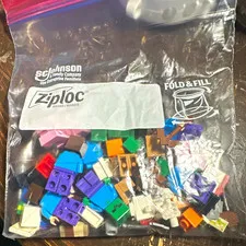 LEGO Bulk Lot Mixed Bricks & Pieces Multicolor Minecraft mostly