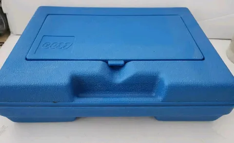 Vintage LEGO Case BLUE Box Carrying Suitcase Container Heavy Duty Plastic