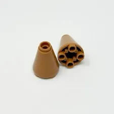 49309 LEGO Parts Cone 2x2x2 Inverted MEDIUM NOUGAT (2)
