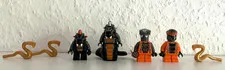 LEGO Ninjago Minifigures Constrictai: Skalidor, Chokun, Snike, Bytar (2012)