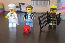Lego City Minifigurine Lot Of 3