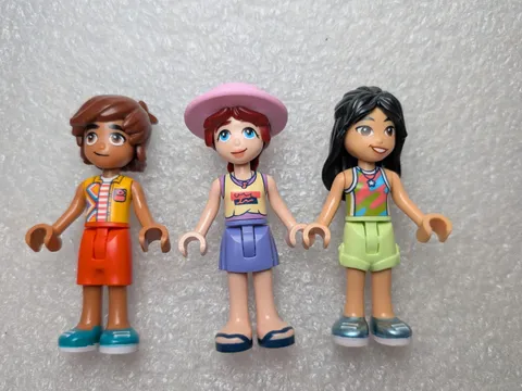 LEGO Friends Minifigure Set From #42699 Beach House Leo Paisley Liann