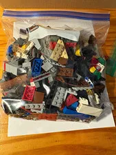 LEGO Bulk Mixed Lot Bricks, Parts & Pieces Multicolor — Over 1 pound of legos