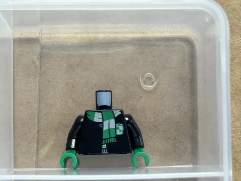 LEGO Parts Black Torso Hogwarts Robe Slytherin No 973pb4511c01
