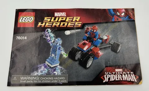 Lego Marvel Super Heroes 76014 Instructional Manual Only 2014