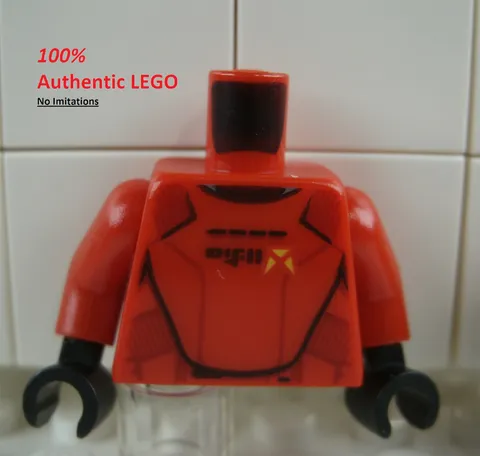 LEGO NEW Red Sith Jet Trooper Torso (1x) 6290203 Minifigure Part 76382