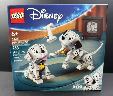 Lego Disney Lucky & Penny 101 Dalmatians Puppies 268 Piece Set 43271 SEALED
