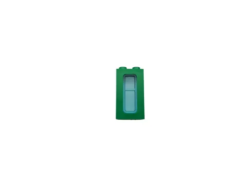 Lego® TRAIN Railway 9V 12V RC Window with Glas 2x3 SMALL GREEN