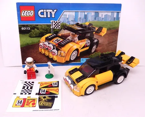 Lego 60113 Rally Car Town City Race 100% Complete