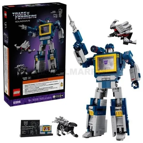 LEGO 10358 ICONS - TRANSFORMERS: SOUNDWAVE
