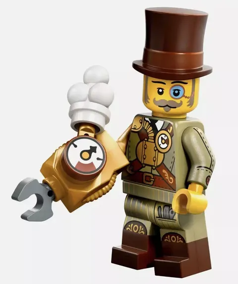 LEGO 71048 Minifigure Series 27 Steampunk Inventor Minifig With BA