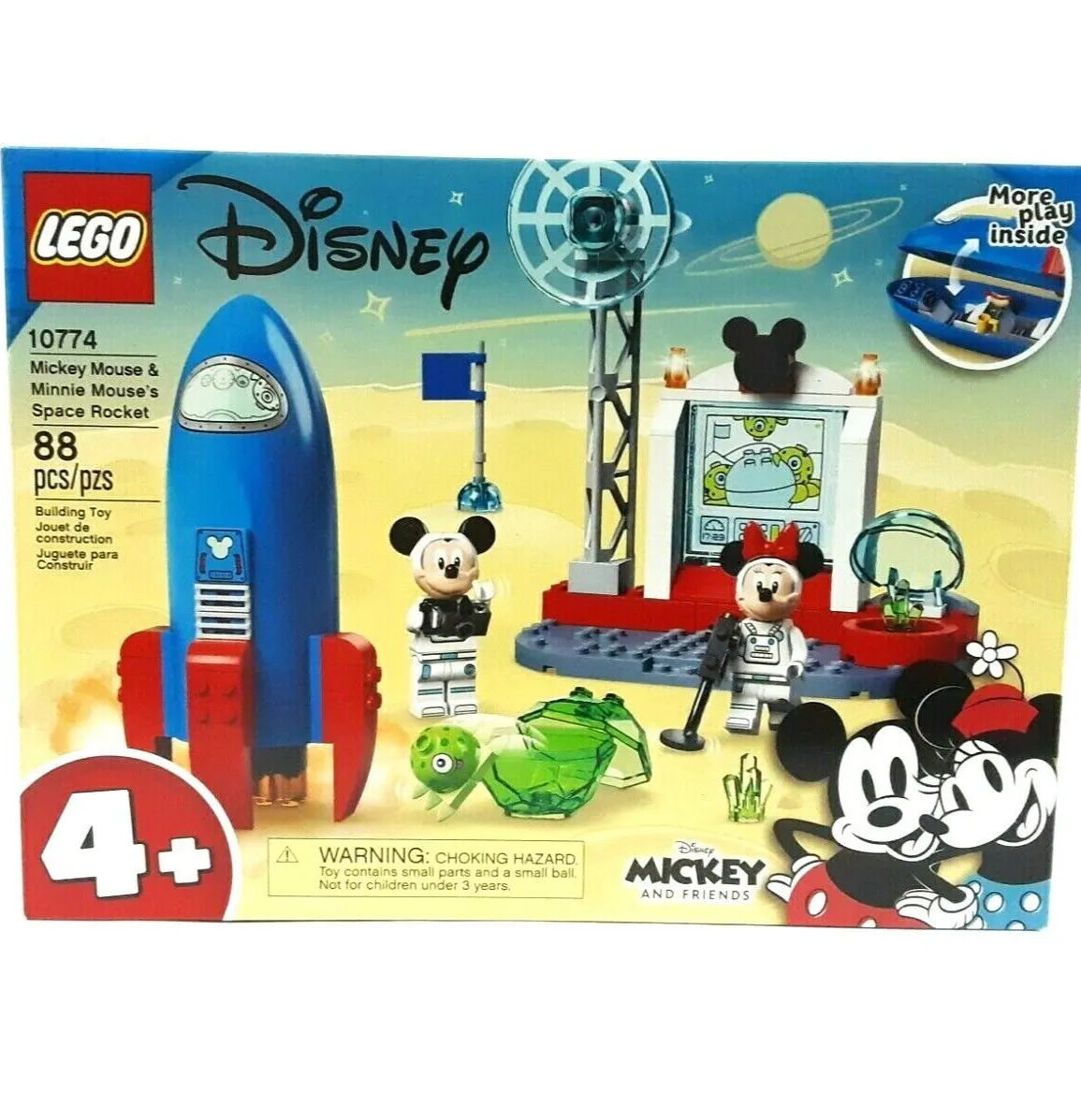 LEGO® Disney Mickey and Friends Mickey Mouse & Minnie Mouse's Space Rocket 10774