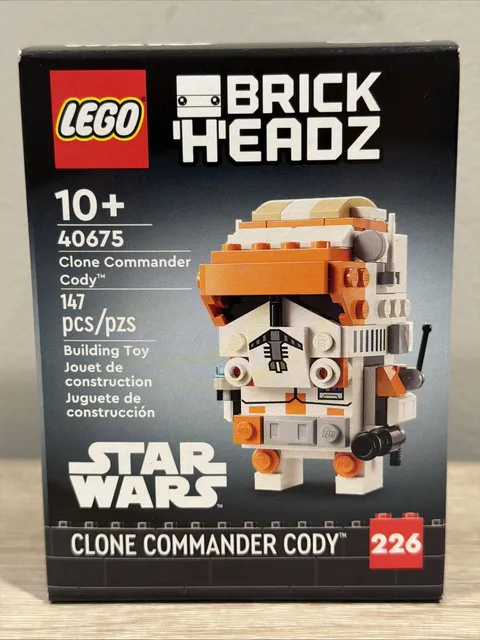 LEGO Star Wars BrickHeadz 40675 Clone Commander Cody - NEW Sealed Mint Box #226