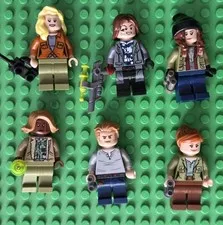 LEGO Jurassic World Park LOT Minifigures No Duplicates Watts Lockwood Delacourt