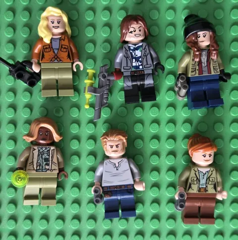 LEGO Jurassic World Park LOT Minifigures No Duplicates Watts Lockwood Delacourt