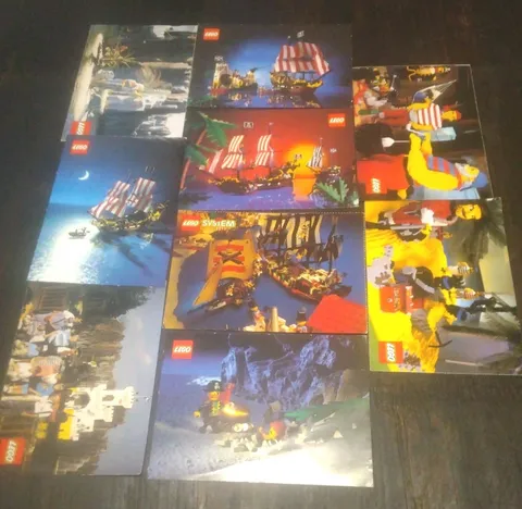 ⭐Lego Pirates Armada RARE 1990s Postcard Lot⭐