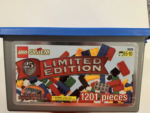 LEGO System Limited Edition Set 3026 Bucket/Tub 1201 Pieces Age 5-10