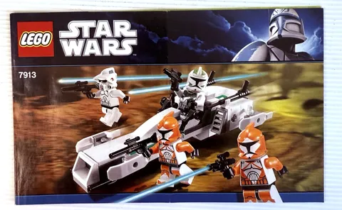 Lego Star Wars 7913 Clone Trooper Battle Pack Instruction Manual Only