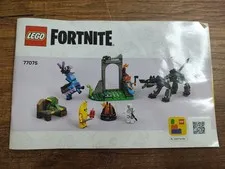 Lego Fortnite Instruction Manual Only 77075