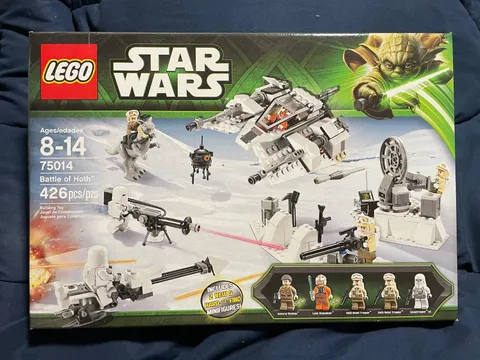 SEALED LEGO Star Wars 75014 Battle of Hoth  Complete Set w/ Minifigures Box
