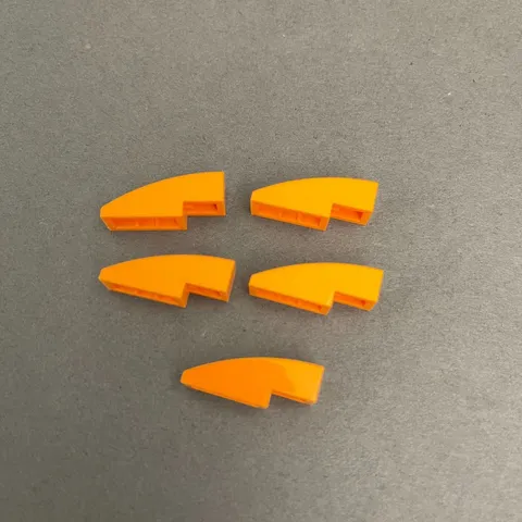 Lego 50950 Orange Replacement Parts Pieces Lot of 5