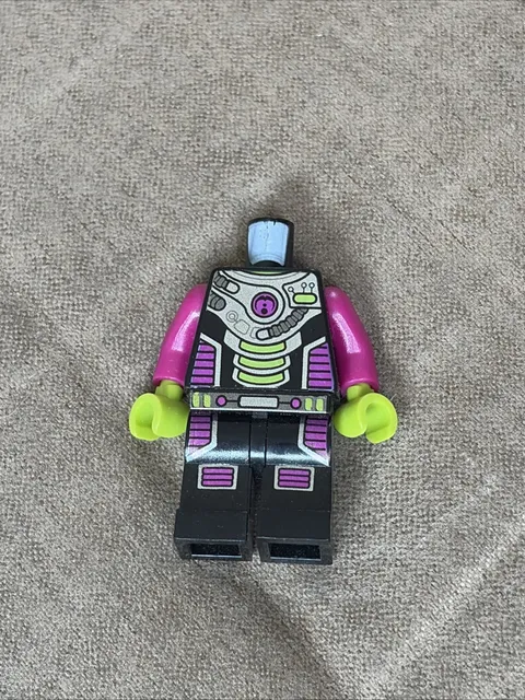 LEGO Alien Pilot Minifigure Minifig Space Alien Conquest Missing Head