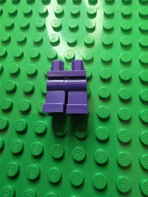 Lego New Dark Purple Minifigure Hips and Medium Length Legs Plain Pants L0528