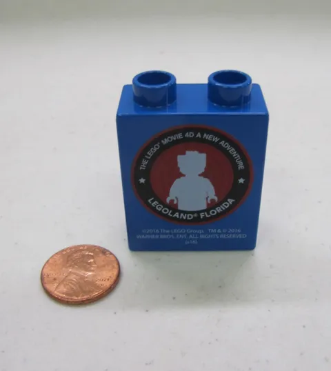 Lego Duplo The Lego Movie 2016 Blue Legoland Florida Specialty Block