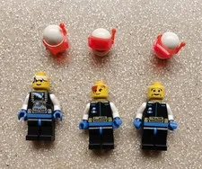 Vintage Lego Ice Planet 2002 Minifigure lot Commander Chief male white hair