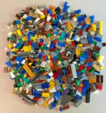 Big Lot 2 Pounds LEGO Multicolor Slopes Wedges Vtg. late 1990's-2010's
