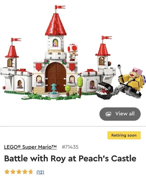 LEGO Super Mario: Battle with Roy at Peach's Castle (71435)