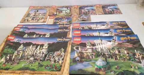 Vintage LEGO Harry Potter Instruction Manual & Poster Lot Of Booklets