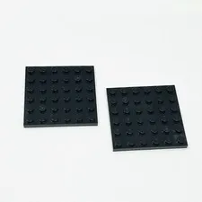 3958 LEGO Parts Plate 6x6 BLACK (2)