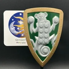 LEGO Brand KNIGHTS KINGDOM Large Figure SIR RASCUS Shield PART ~50656~ MONKEY x1