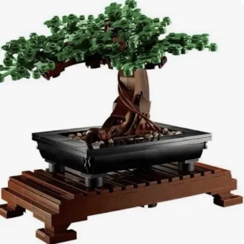Lego Bonsai Tree 10281, USED 100% COMPLETE W/ Instructions Without Box